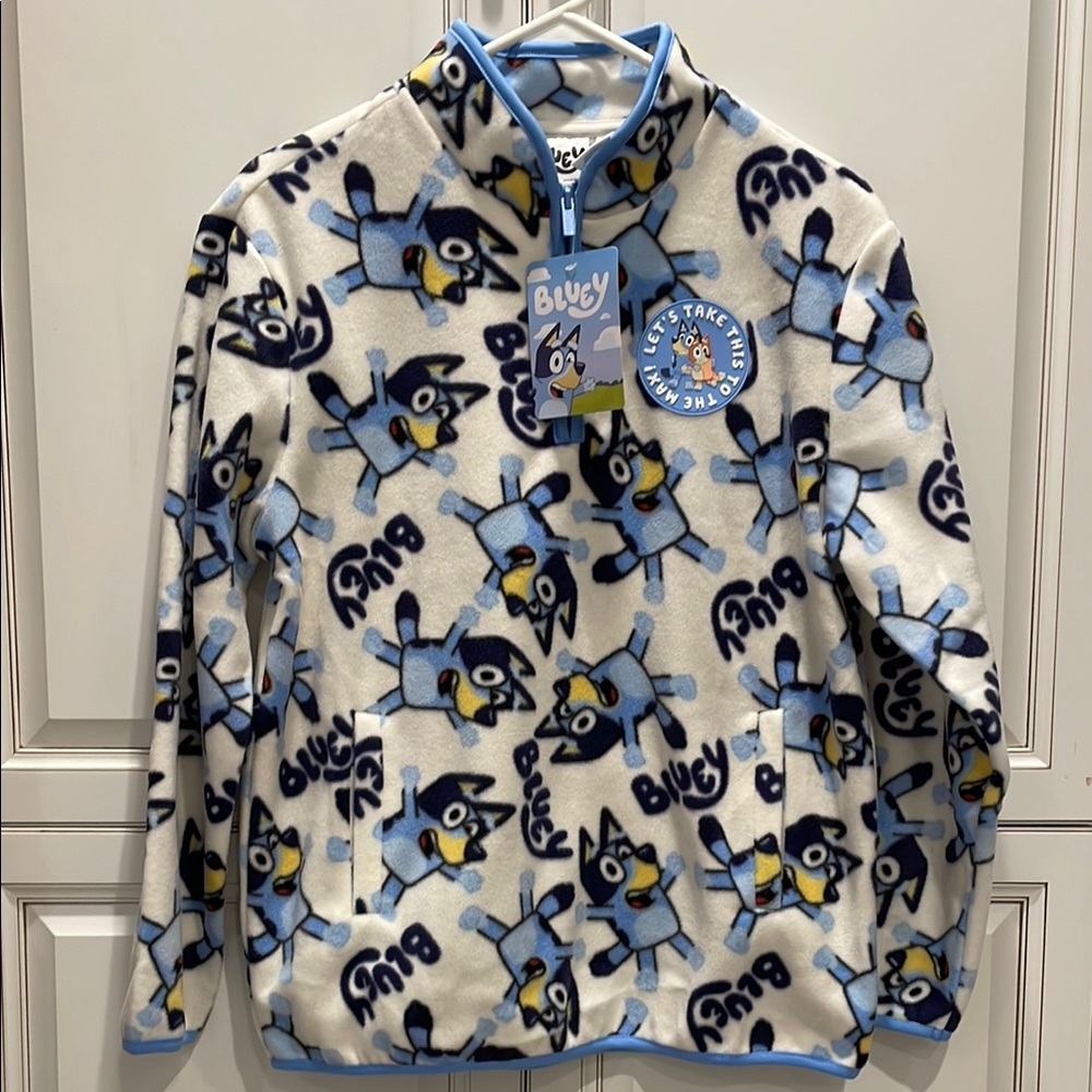 BLUEY Youth Polar Fleece Jacket Size L